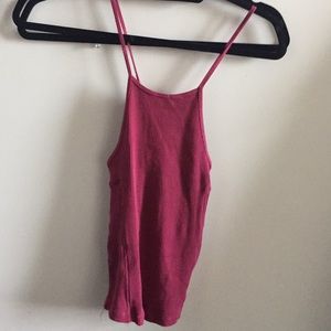 FREE PEOPLE CROSS BACK TANK
